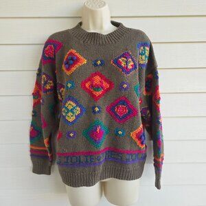 Vintage Northern Isles Hand knitted sweater